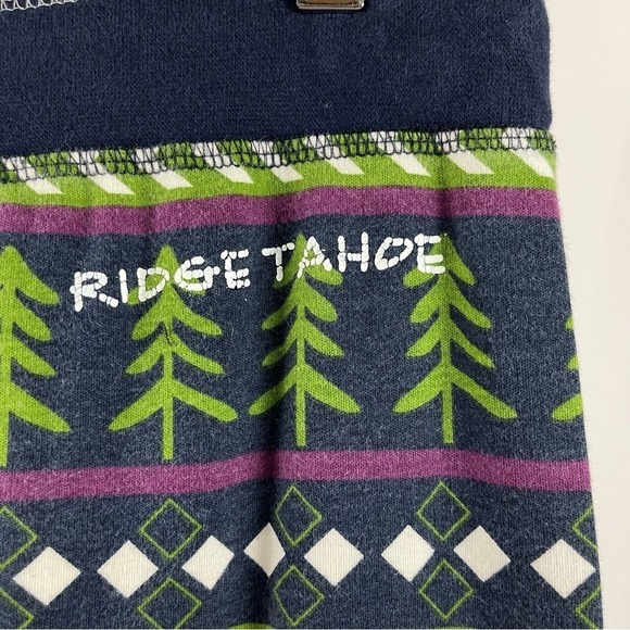 Lazy One Large Bear Pine Cabin Pj Leggings Pants Ridge Tahoe Lake Tahoe Nature - Picture 4 of 7